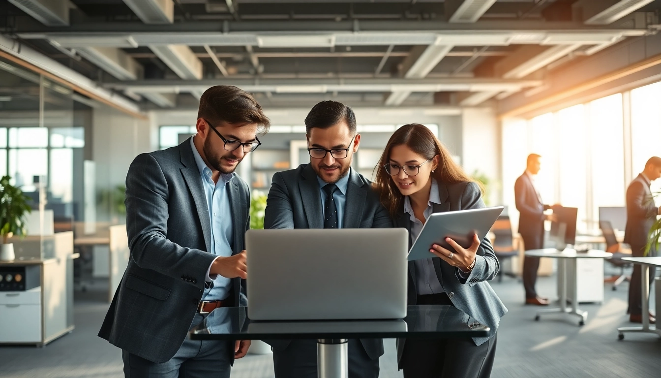 Headhunter IT bietet professionelle Rekrutierungslösungen in einem modernen Büro.