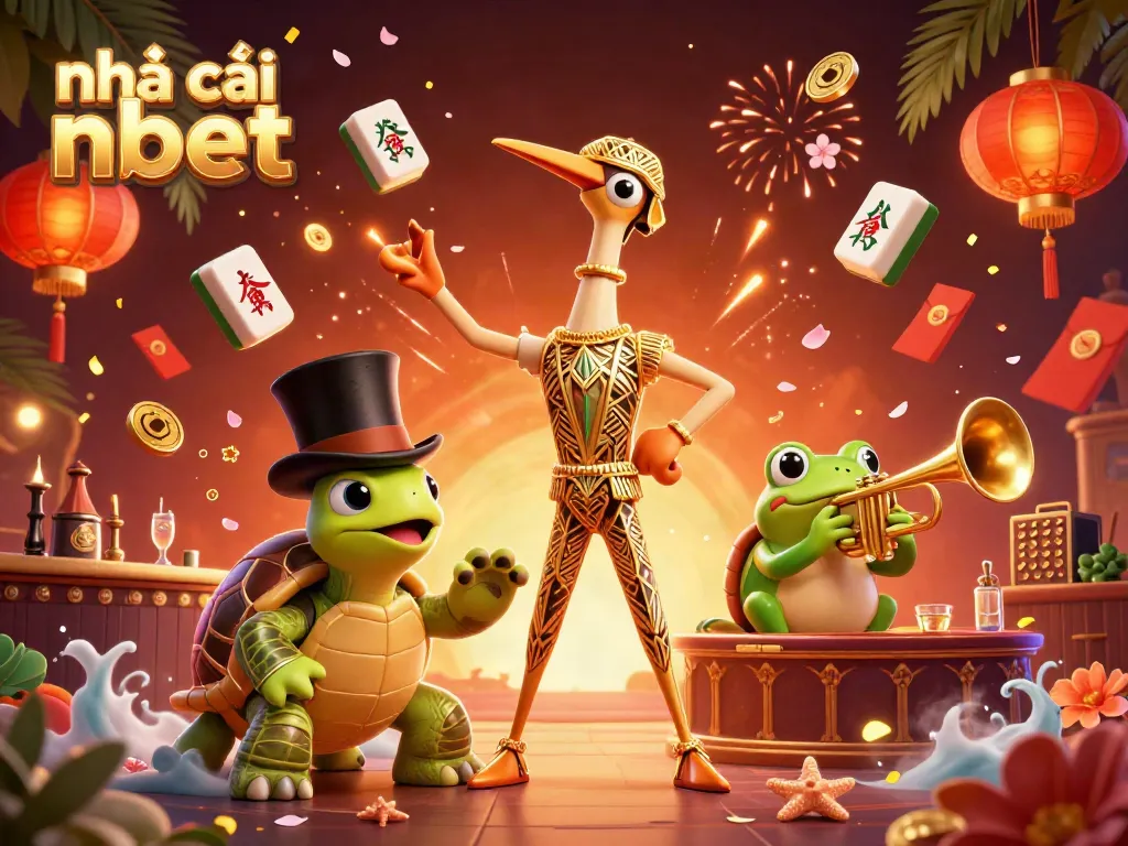 Engage in thrilling games at nhà cái nbet with vibrant 3D character illustration
