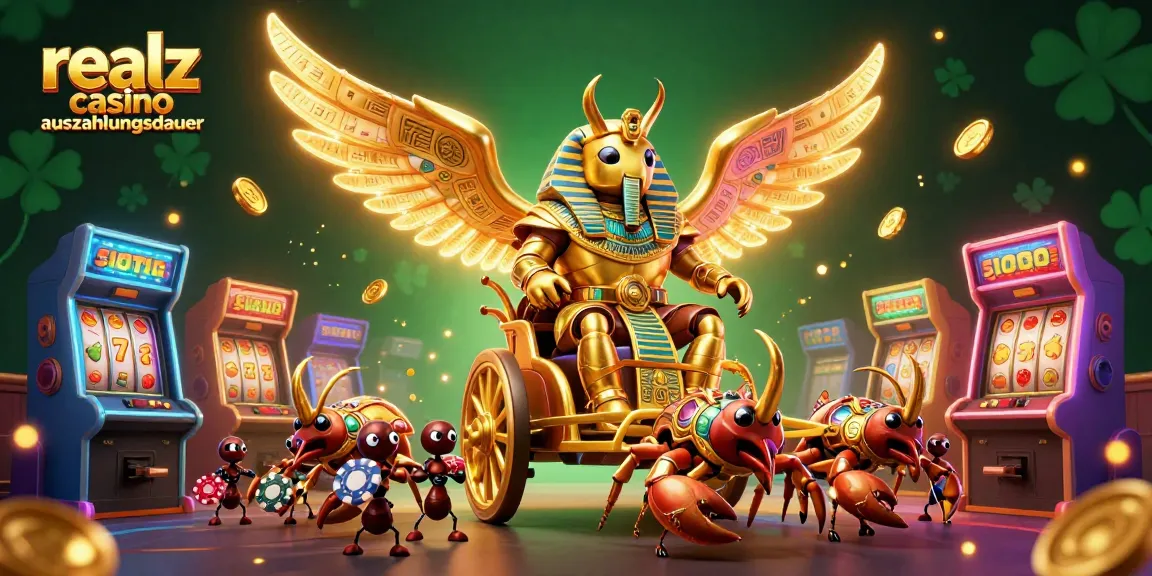 Spielen Sie im realz casino auszahlungsdauer mit einem leuchtenden Skarabäus und Nervenkitzel!